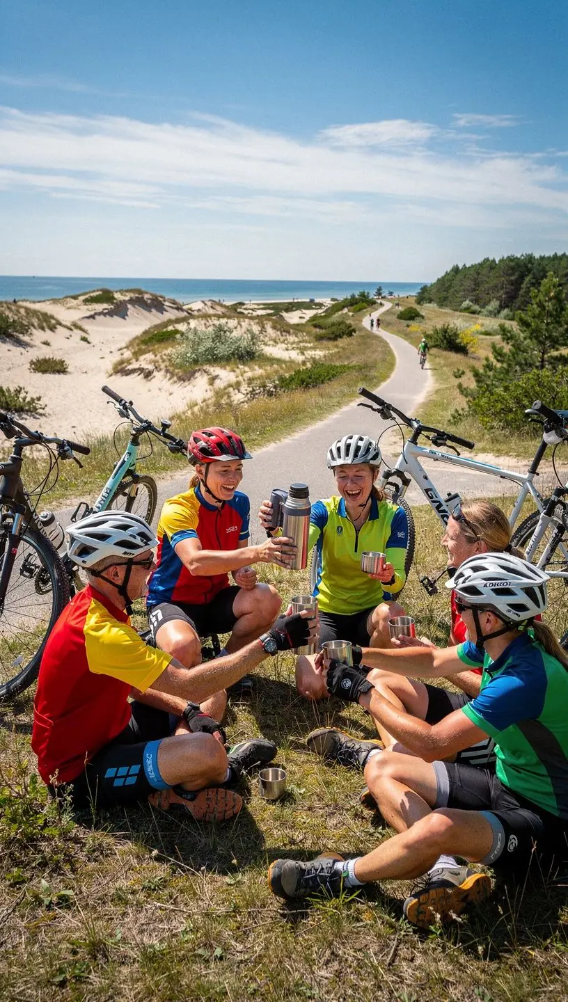 Gražiai dekoruotas puodelis, pilnas magnio arbatos su citrinomis.