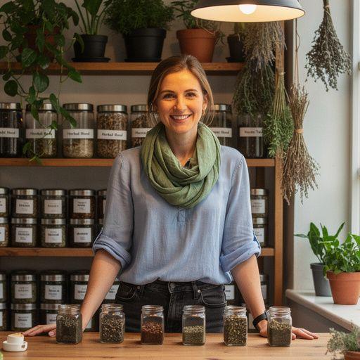 Raminanti arbatos mišinio kompozicija, pagaminta iš žolelių